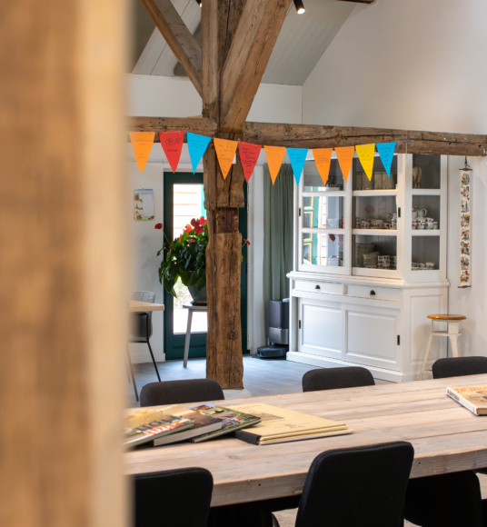 Transformatie Willemshoeve Soest - Oude gebinten - TEAMWBC