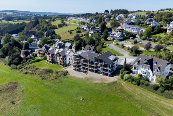 Dronebeeld Nieuwbouw Weitblick Winterberg Neuastenberg - TEAMWBC