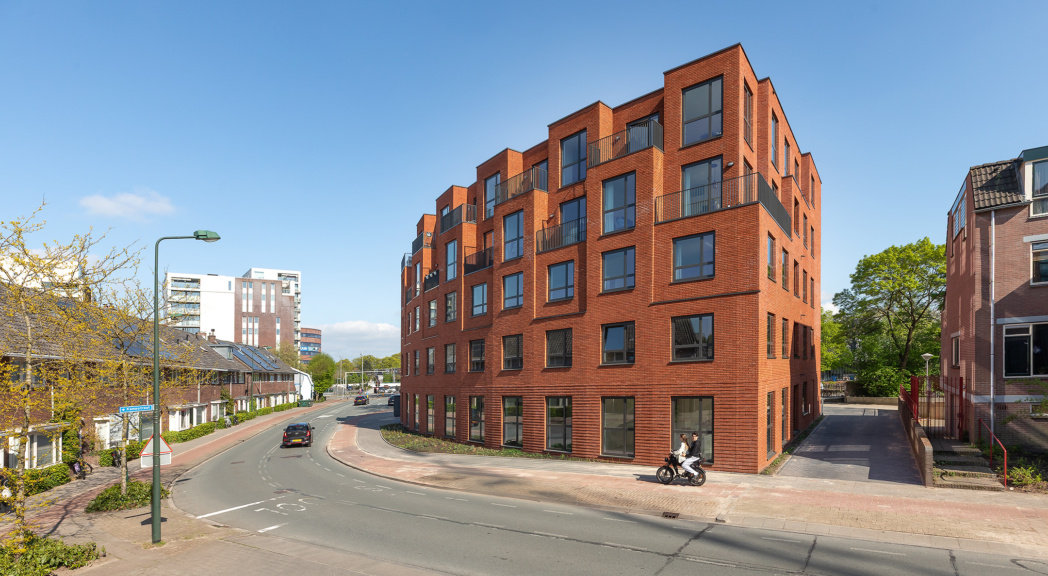 Appartementengebouw De Prins in het centrum van Hilversum.