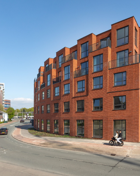 Appartementengebouw De Prins in het centrum van Hilversum.